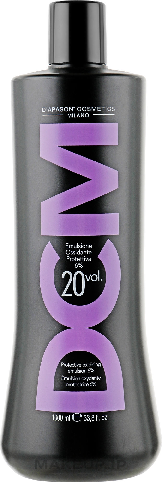 Softening & Protective Oxidizing Emulsion 6% - Lisap Milano 20 Vol — photo 1000 ml