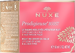 Recovery Night Face Balm - Nuxe Creme Prodigieuse Boost Night Recovery Oil Balm — photo N2