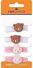 Fragrances, Perfumes, Cosmetics Hair Ties, 25785, 4 pcs, teddy bear & bunny - Top Choice