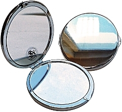 Round Cosmetic Mirror, silver, 6 cm - Acca Kappa Mirror Silver X5 — photo N1
