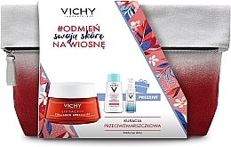 Fragrances, Perfumes, Cosmetics Set - Vichy Liftactiv (f/ser/10ml + micellar water/100ml + f/cr/50ml + bag)