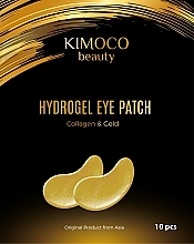 Fragrances, Perfumes, Cosmetics Collagen and Gold Hydrogel Eye Patches  - Kimoco Beauty Hydrogel Eye Patch Collagen & Gold