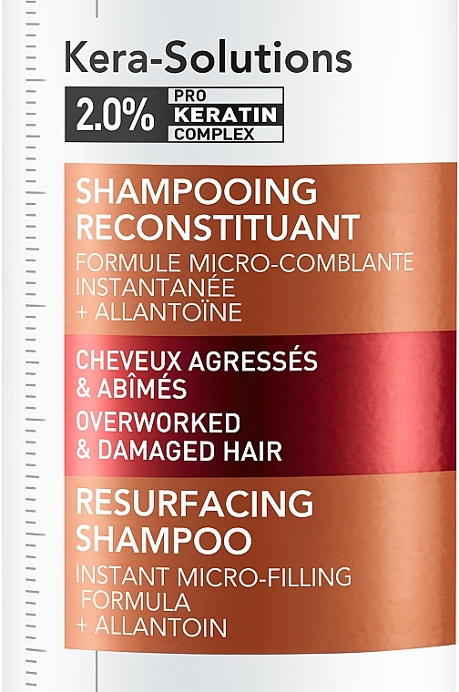 Weak & Damaged Hair Shampoo - Vichy Dercos Kera-Solutions Shampooing Reconstituant — photo N7