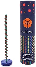 Fragrances, Perfumes, Cosmetics Incense Set No. 2 - Maroma Encens d'Auroville Double Scented Spiral Incense Sticks Yellow