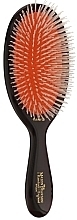 Fragrances, Perfumes, Cosmetics Hair Brush, dark ruby - Mason Pearson Gentle Nylon NG2 Medium Size Hair Brush Dark Ruby