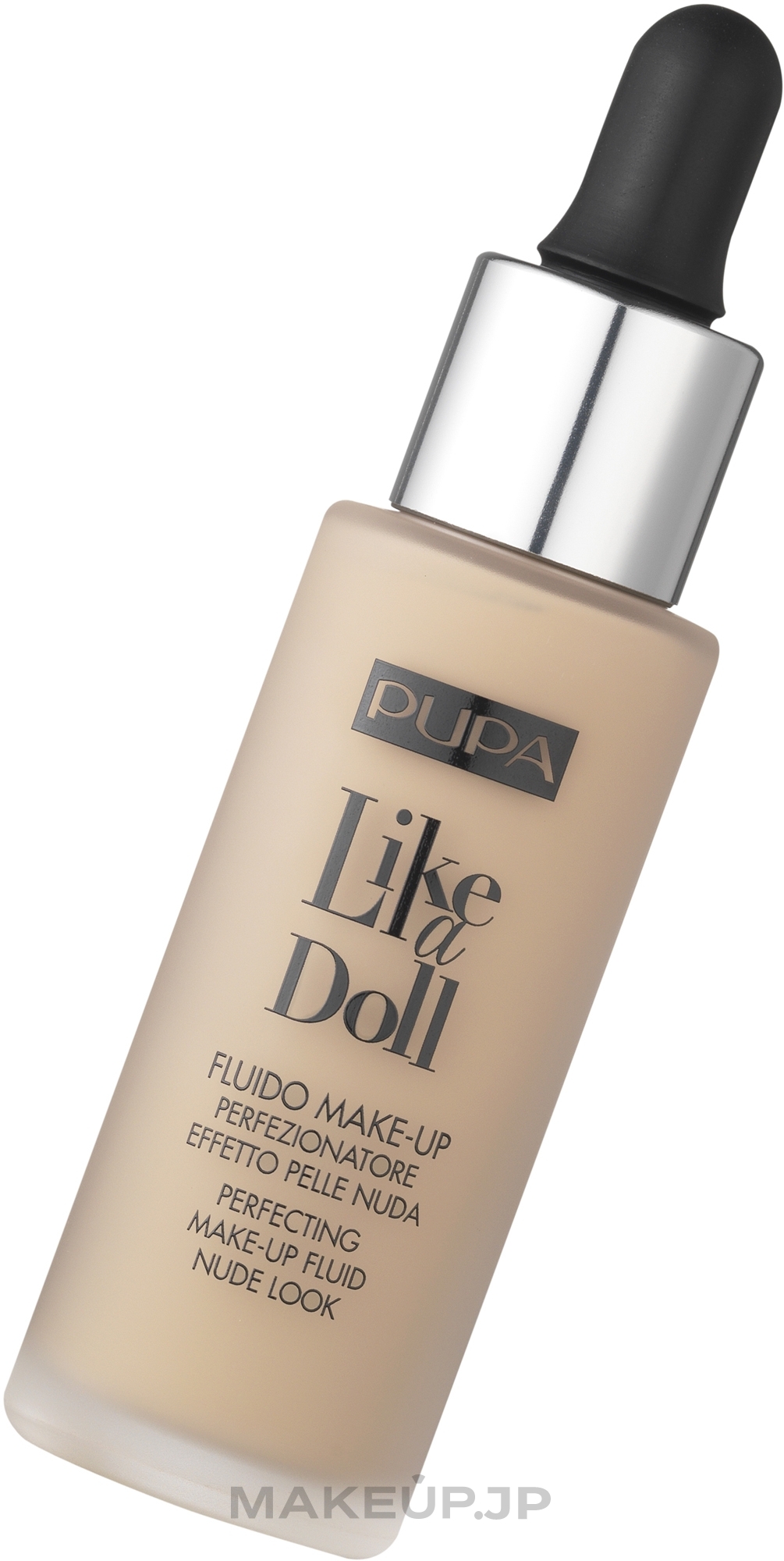 Liquid Foundation - Pupa Like a Doll Perfecting Make-up Fluid Nude Look — photo 010 - For Very Light Skin