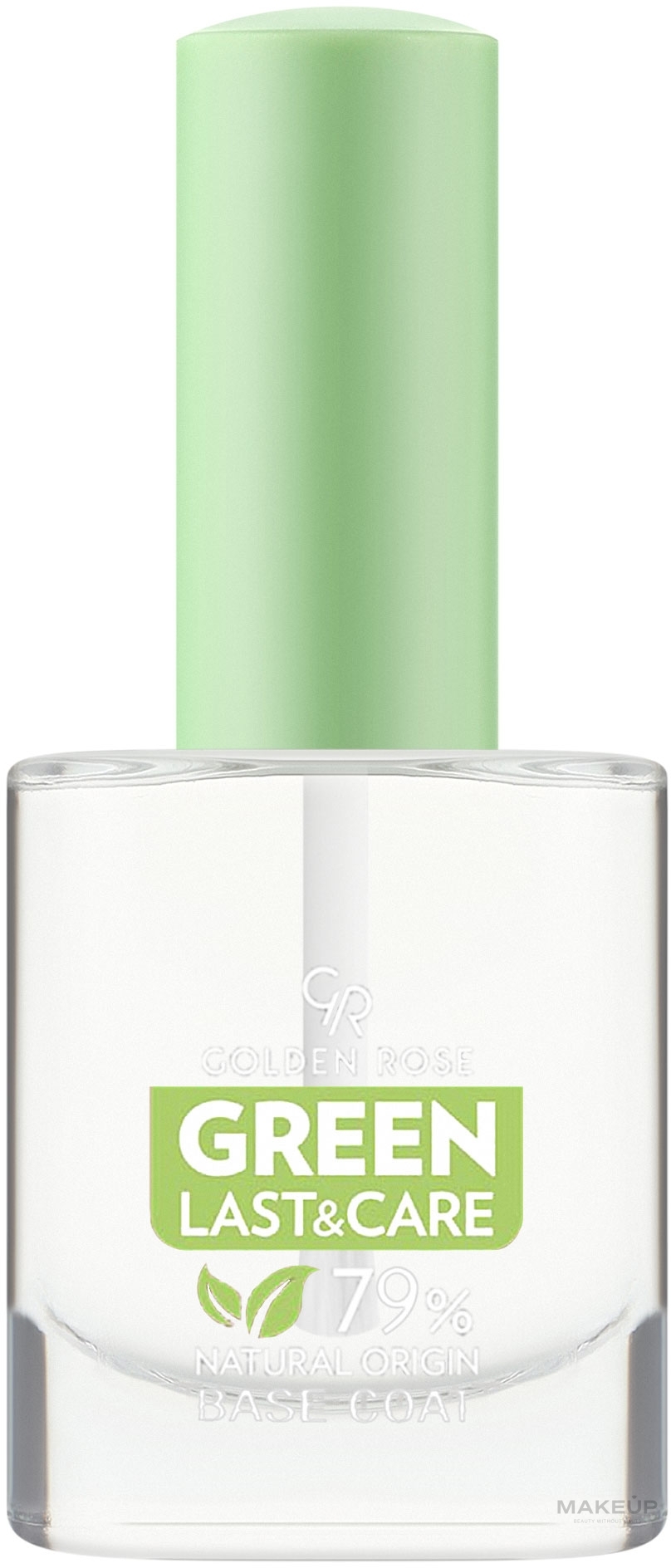 Vegan Base Coat - Golden Rose Green Last & Care Base Coat — photo 10.2 ml