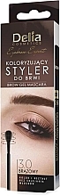Brow Gel Styler - Delia Cosmetics Eyebrow Styler — photo N2