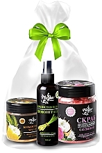 Gift Set "Orange, Lemongrass & Rose" - Mayur (oil/140ml + water/100ml + scr/250g) — photo N1