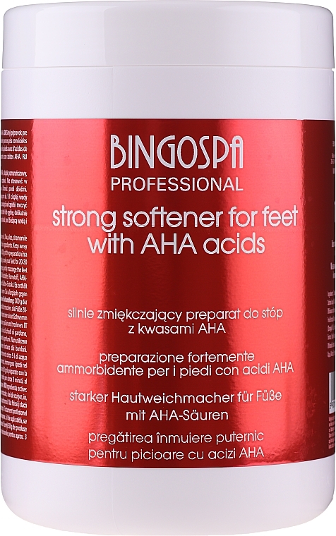 Strong Foot Softener - BingoSpa Strong Softener for Feet with AHA Acids — photo N1