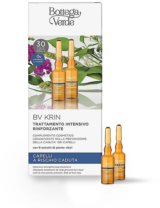 Hair Ampoules - Bottega Verde BV Krin Intensive Strengthening Treatment — photo N1