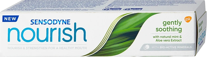 Bioactive Fluoride Toothpaste - Sensodyne Nourish Gently Soothing — photo N1