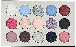 Eyeshadow Palette, 15 shades - Parisa Cosmetics Winter Kisses Eyeshadow Palette — photo N88