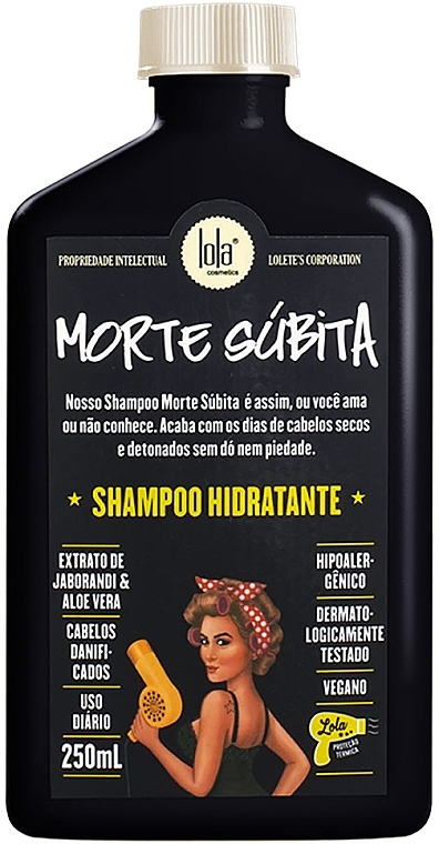Moisturizing Shampoo - Lola Cosmetics Morte Subita Moisturizing Shampoo — photo N1