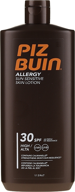 Sun Lotion for Body - Piz Buin Allergy Sun Sensitive Skin Lotion SPF30 — photo N1