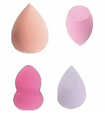 Fragrances, Perfumes, Cosmetics Makeup Sponge, 4pcs - Beautifly