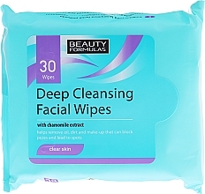 Fragrances, Perfumes, Cosmetics Facial Cleansing Wipes - Beauty Formulas Deep Cleansing Facial Wipes