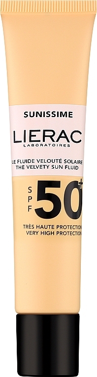 Sunscreen Face Fluid - Lierac Sunissime The Velvety Sun Fluid SPF50+ — photo N1