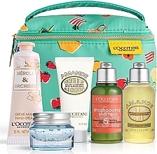 Fragrances, Perfumes, Cosmetics Set - L'Occitane Personal Care (b/milk/20ml + sh/oil/35ml + shmp/35ml + f/cr/6ml + h/cr/30ml)