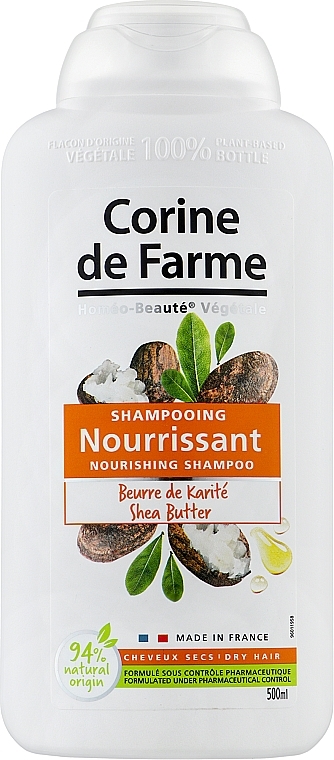Nourishing Shea Butter Shampoo - Corine De Farme Shampoo — photo N1