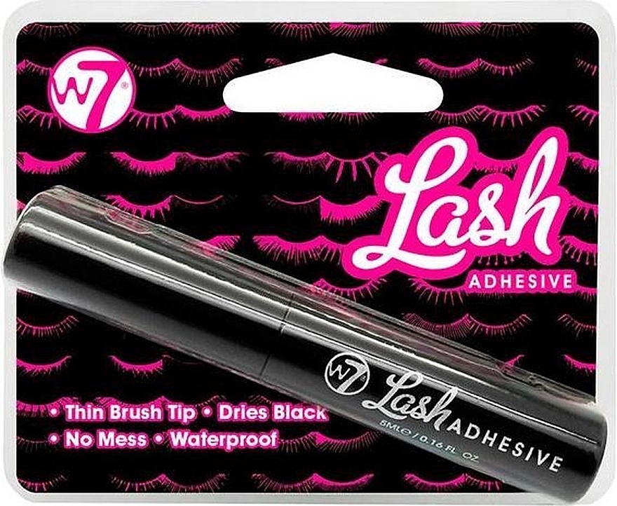 Lash Glue, black - W7 Eye Lash Glue Black — photo N1