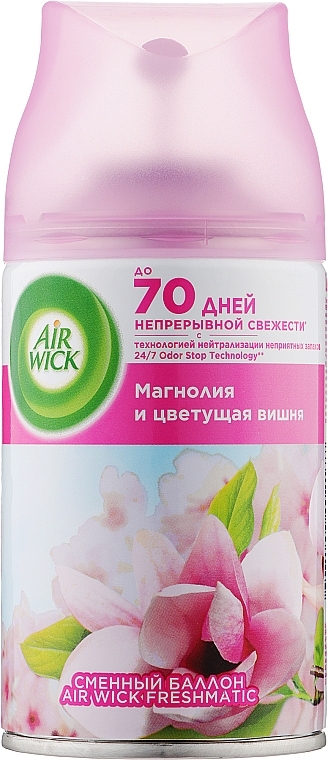 Air Freshener - Air Wick Magnolia & Cherry Freshmatic Refill — photo N2