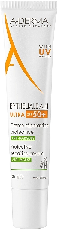 Repairing Cream - A-Derma Epitheliale A.H Ultra SPF50 Protective Repairing Cream — photo N1