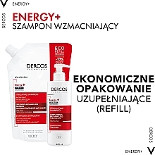 Toning Anti Hair Loss Shampoo - Vichy Dercos Energy+ Stimulating Shampoo (refill) — photo N6