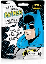 Black Tea Sheet Mask - Mad Beauty DC This Is A Job For Batman Face Mask — photo N1