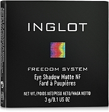 Fragrances, Perfumes, Cosmetics Matte Mono Eyeshadow - Inglot Freedom System Matte Eye Shadow NF