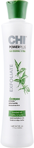 Stimulating Exfoliant Shampoo - Chi Power Plus Shampoo — photo N1