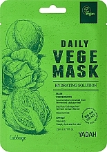 Cabbage Sheet Mask - Yadah Daily Vege Mask Cabbage — photo N4