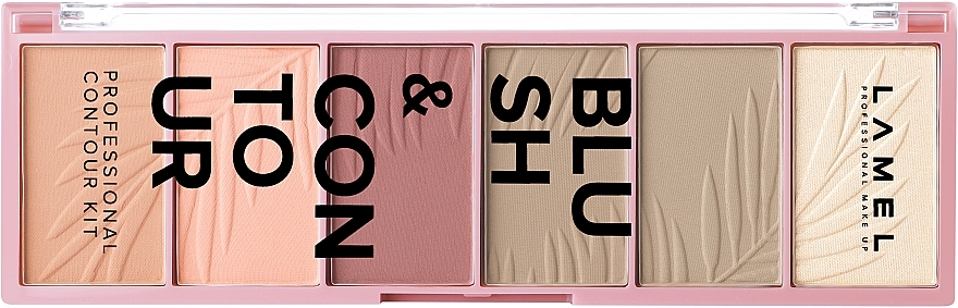 Contour Palette - LAMEL Make Up Blush & Contour — photo N2