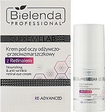 Retinol Eye Cream - Bielenda Professional Supremelab Re-Advanced Nourishing & Anti-Wrinkle Eye Cream — photo N8