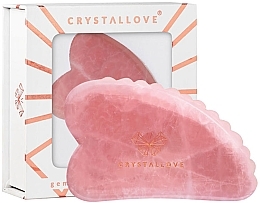 Facial Massager 3D - Crystallove 3D Rose Quartz Guasha — photo N2