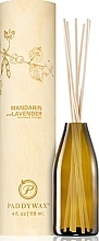 Reed Diffuser 'Mandarin & Lavender' - Paddywax Eco Green Diffuser Mandarin & Lavender — photo N1