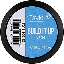 Liquid Nail Gel 'Build It Up', Di1003 (30 ml) - Divia Build It Up Gel Di1003 — photo N3