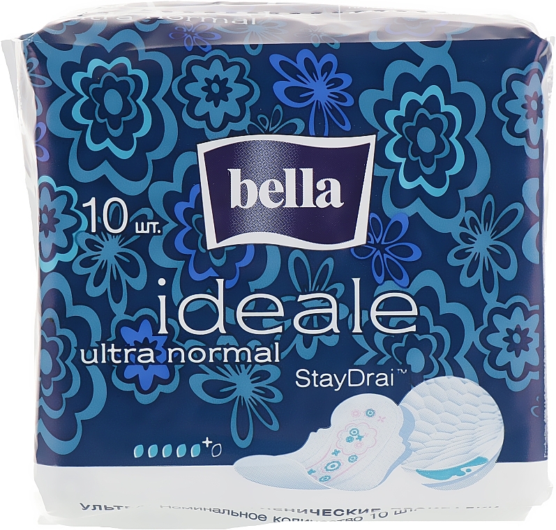 Ideale Ultra Normal Sanitary Pads, 10 pcs - Bella — photo N1