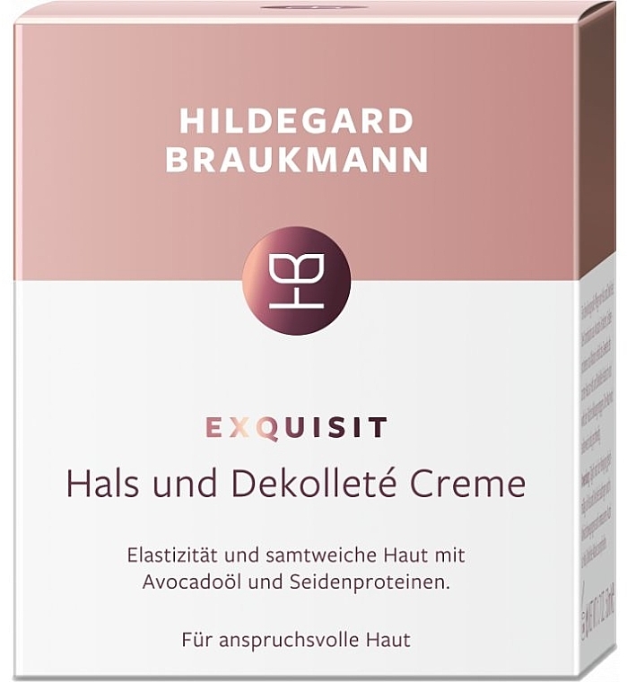 Neck & Décolleté Cream - Hildegard Braukmann Exquisit Neck And Decollete Cream — photo N2