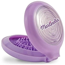 Compact Hair Brush, purple - Martinelia Maze Hair Brush — photo N1