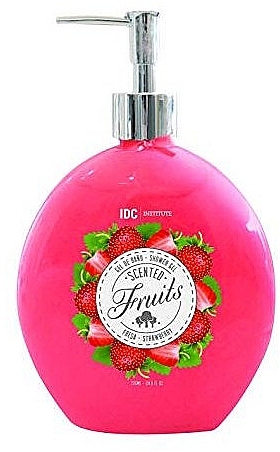 Shower Gel - IDC Institute Scented Fruits Shower Gel Strawberry — photo N1