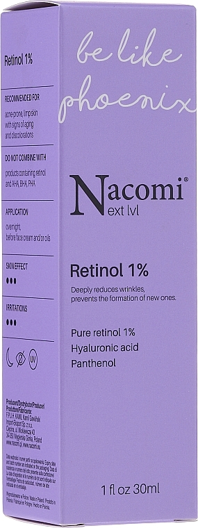 Facial Retinol Night Serum - Nacomi Next Level Retinol 1% — photo N1