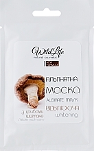 Fragrances, Perfumes, Cosmetics Maska alginianowa Wybielanie z grzybami shiitake - WildLife