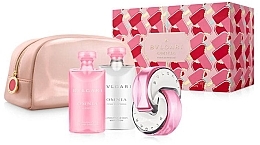 Fragrances, Perfumes, Cosmetics Bvlgari Omnia Pink Sapphire - Set (edt/65ml + b/lot/75ml + sh/gel/75ml + pouch)