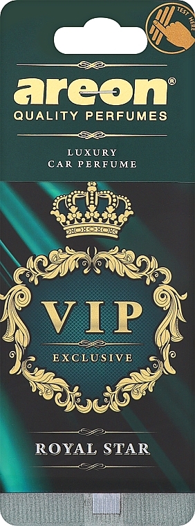 Air Freshener - Areon VIP Royal Star Luxury Car Perfume — photo N1