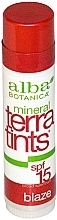 Fragrances, Perfumes, Cosmetics Sun Lip Balm - Alba Botanica Mineral Terra Tints Blaze SPF 15