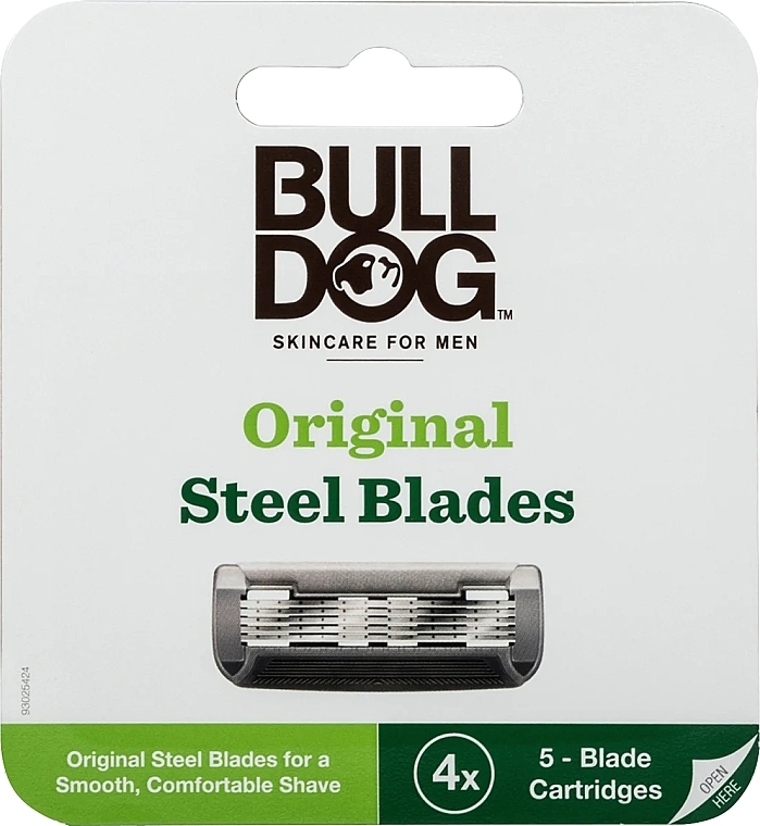 Shaving Razor Blades - Bulldog Skincare Original 4 — photo N1