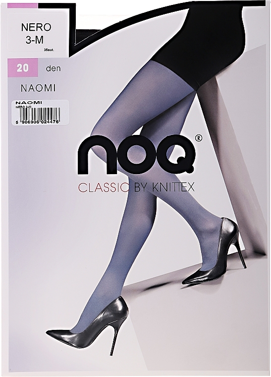 Women Tights "Naomi " 20 Den, nero - Knittex — photo N3