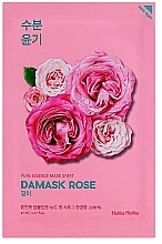 GIFT! Damask Rose Sheet Face Mask - Holika Holika Pure Essence Mask Sheet Damask Rose — photo N1