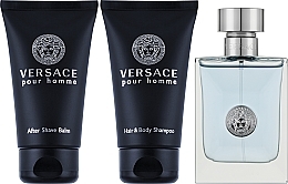 Versace Pour Homme - Set (edt/50ml + sh/gel/50 ml + ash/balm/50 ml) — photo N2